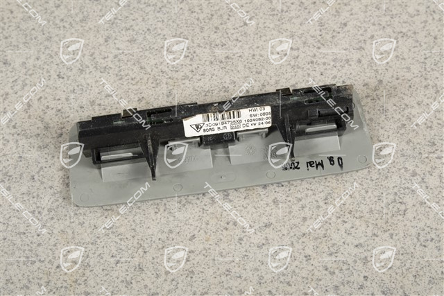 Display unit, Parkassist, rear, Steel grey