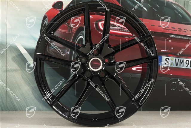 20-inch wheel rim "Macan S" 9J x 20 ET26, in black (high gloss)