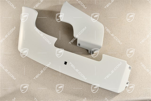 Rear bumper apron, set