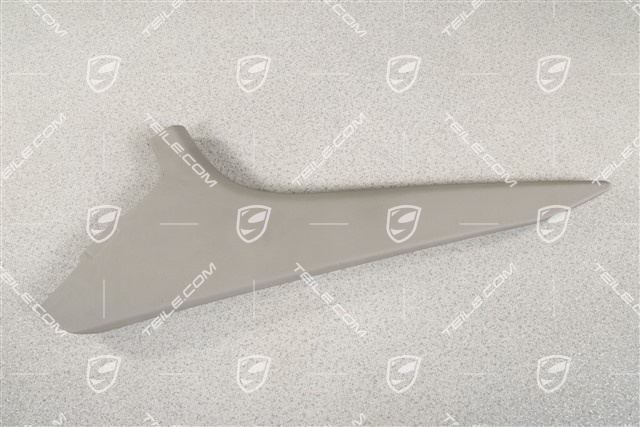 Mittelkonsole, Blende, Leder, seitlich, Platingrau, L