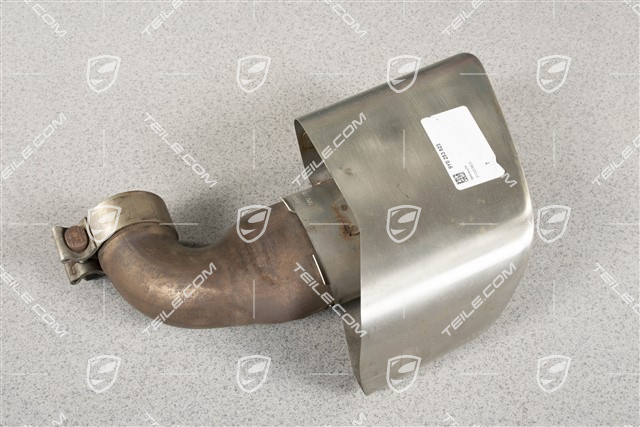 Exhaust system tail pipe, standard tailpipe, 3.0L V6, L