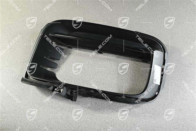 Boczna kratka zderzaka przedniego Sport Design Paket, czarna satyna, L