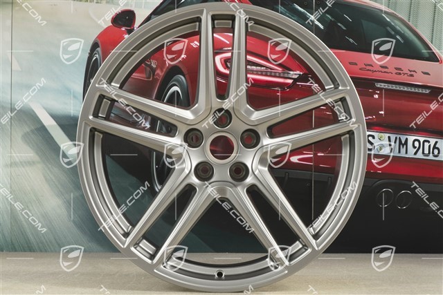 20" Felge "Macan Turbo", 10J x 20 ET19, CMS, platinum satynowy półmat