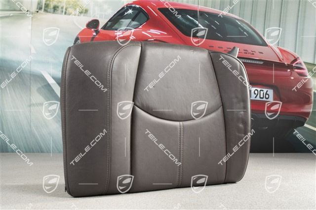 Back seat backrest, Cabrio, Leather, Cocoa, L