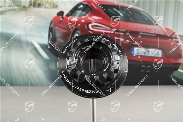 Wheel bolt / central locking