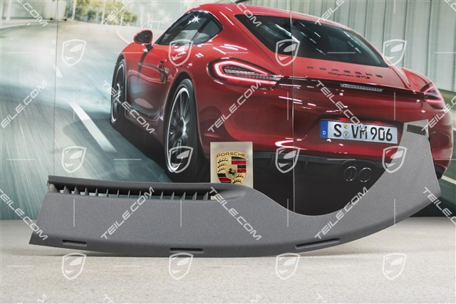 Defroster trim, Granite grey, L