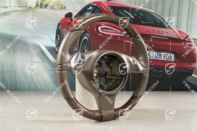 Steering wheel, Multi-Function, Heating, Selector lever, Umbra, walnut high gloss