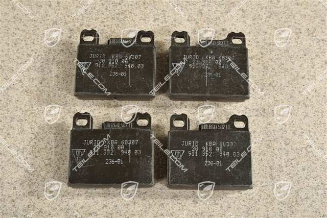 SC, Bremsbelag-Reparatursatz, HA, L+R