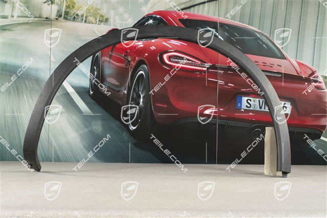 Radabdeckung, Hinten, Satinschwarz, R