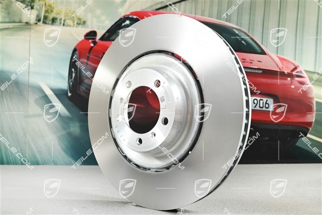 Disc brake, front axle,  for black / red brake caliper, L