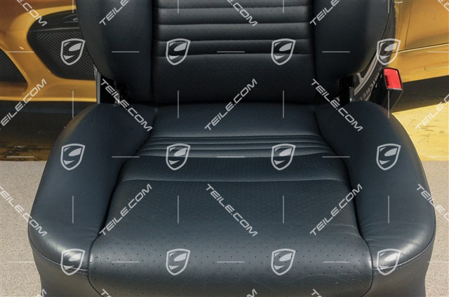 Sitz, manual einstellbar, Heizung, Leder/Kunstleder, Metropolblau, R