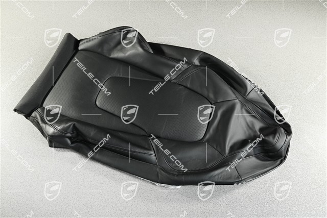 Lehnenbezug, Leder, Sportsitz Plus, Schwarz, L