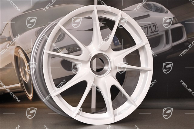 19" GT3 II Felgensatz, weiß, vorne 8,5J x 19 ET53 + hinten 12J x 19 ET63