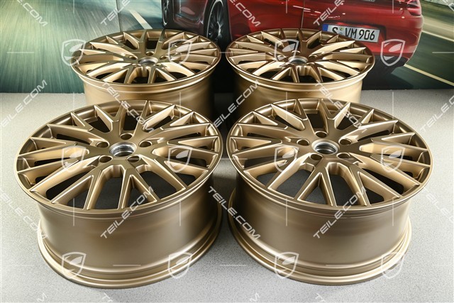 21" Felgensatz Panamera Exclusive Design, 9,5J x 21 ET71 + 11,5J x 21 ET69, neodyme