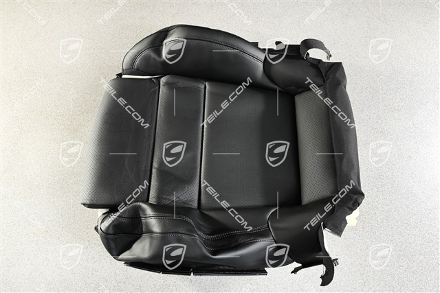 Sitzkissenbezug, Sportsitz plus, Leder Schwarz, L