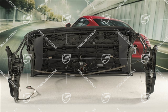 Convertible top, Targa, complete, black