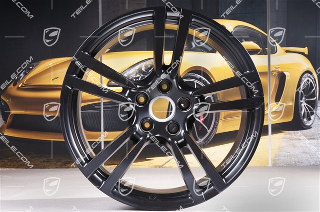 21-inch wheel set Turbo II, black mat, 4 wheels 10J x 21 ET50