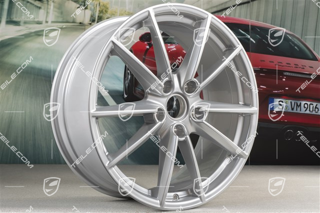 20" Felge Carrera S, 8,5J x 20 ET53, Brilliantchromlack