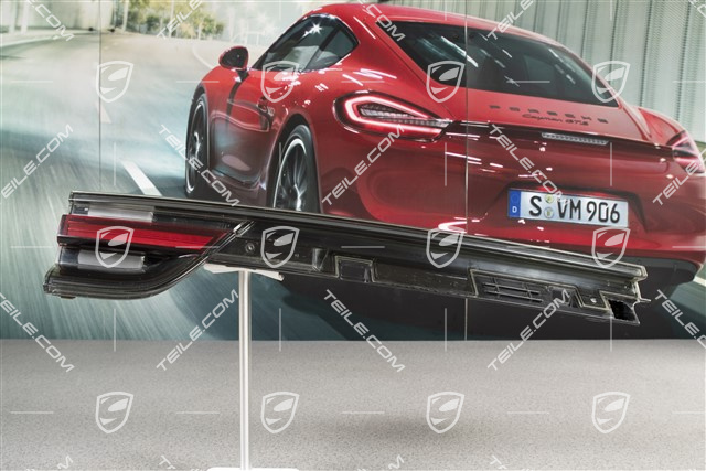 Heckleuchte, dunkel / schwarz, innen, L