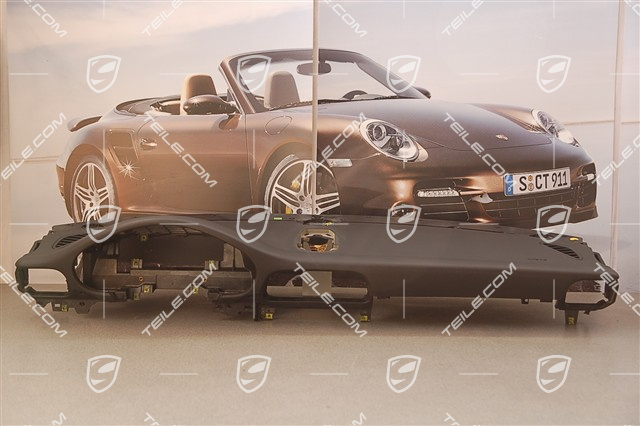 Schalttafel Oberteil, Kunstleder, schwarz, Sport Chrono