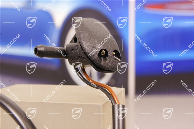 Windscreen NOZZLE, black, heatable,  L