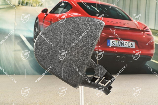 Cover, front seat, Black satin, R