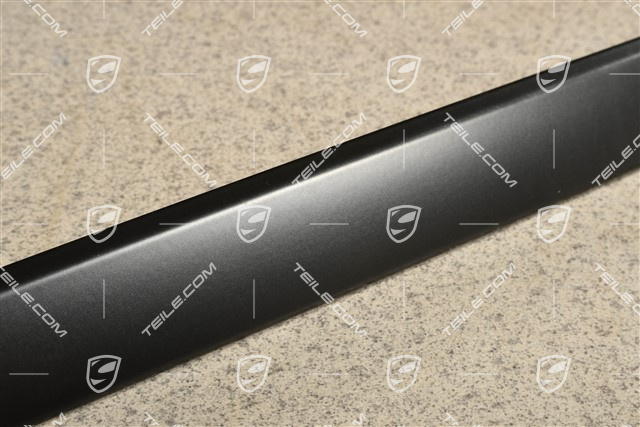 Zierleiste, Alu, Hintertür, Schwarz matt, R