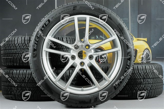 20-inch Cayenne Sport winter wheel set, rims 9J x 20 ET50 + 10,5J x 20 ET64 + NEW Michelin winter tyres 275/45 R20 + 305/40 R20, with TPMS