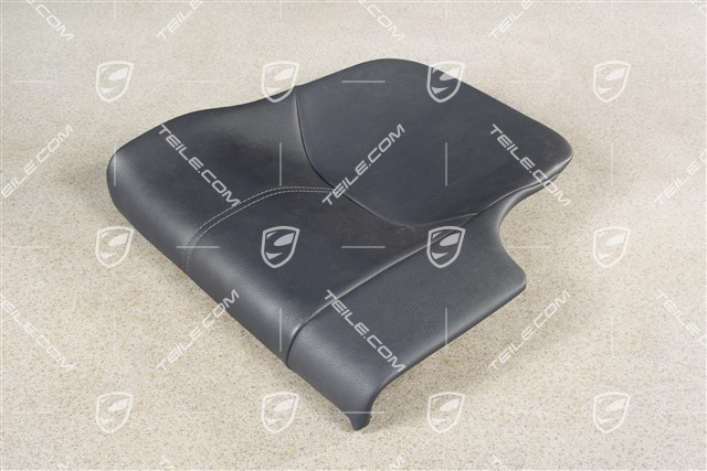 Back seat lower / cushion, Coupe/Targa, leather, Sea blue, L