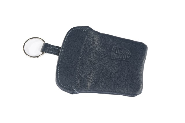 Schlüsseltasche aus Leder, Marineblau, Porsche 911 70er bis 90er Jahre