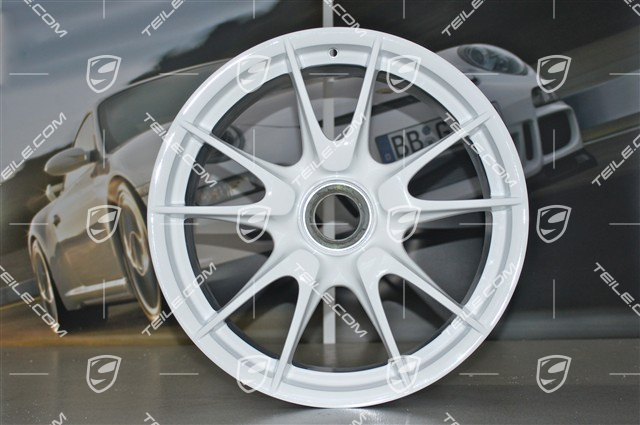 19" GT3 II Felgensatz, weiß, vorne 8,5J x 19 ET53 + hinten 12J x 19 ET63