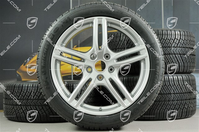20" Koła zimowe "Panamera Turbo", felgi 9,5 J x 20 ET71 + 10,5 J x 20 ET71 + opony zimowe Michelin Pilot Alpin 4 275/40 R20 + 315/35 R20