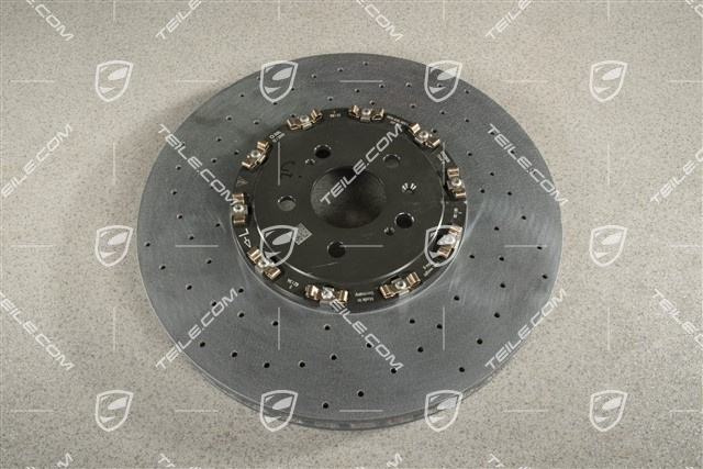 Brake disc, PCCB, minimally damaged at the edge, L
