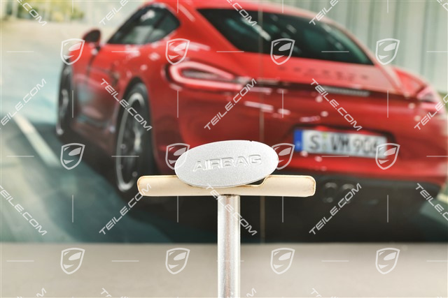 Dekielek z napisem AirBag, Sport silver