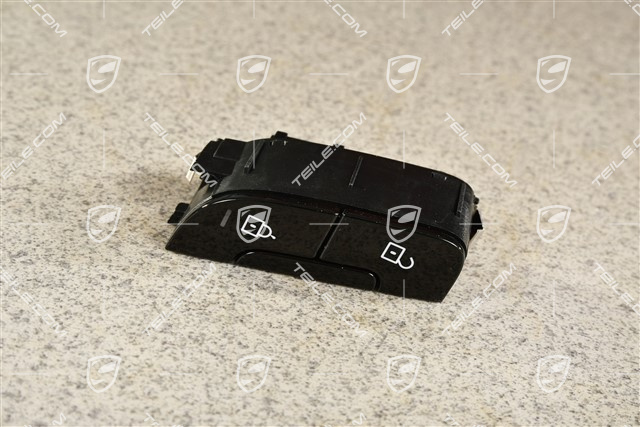 Central locking switch, Gloss black, R