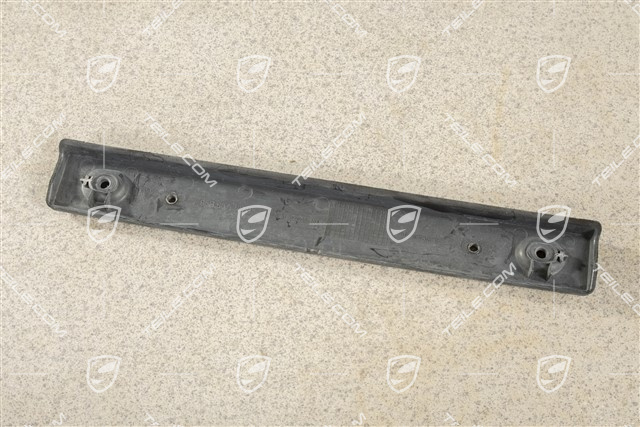 Front bumper number / Licence plate support, small, Black