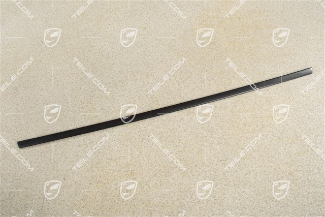 Zierleiste, Aluminium-Paket, schwarz, hinten, R