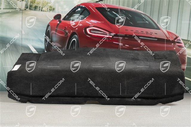 Klebeteppich / Hutablage / Bodenbelag, Schwarz, Targa