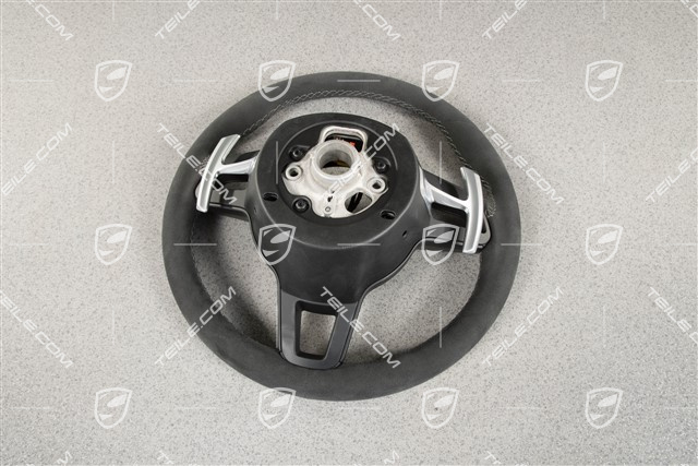 Sportlenkrad, GT3, Alcantara, PDK-Getriebe, Schwarz/Platingrau