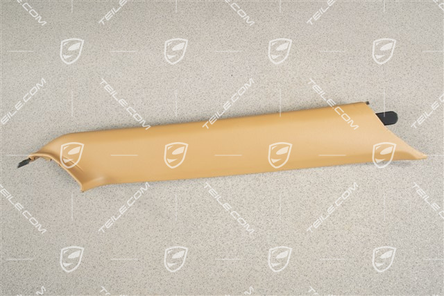 Tapicerka słupka-A, Coupe, Skóropodobna, Sand beige, R
