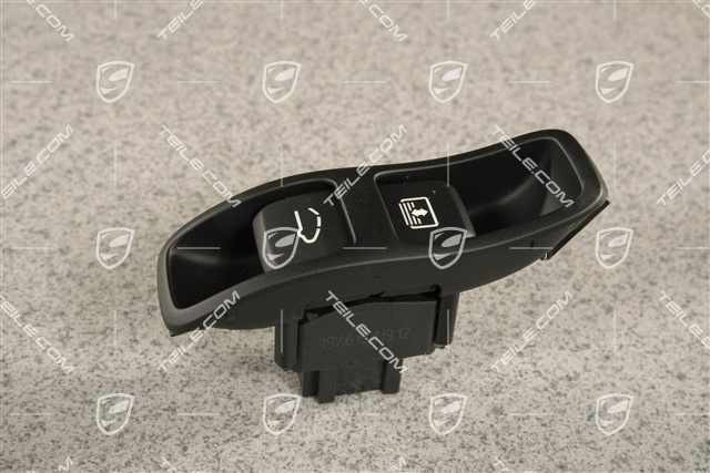 Targa, Glass roof roller blind / sun shade switch