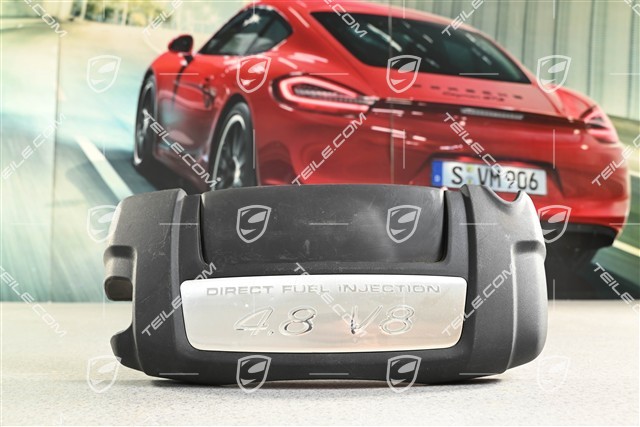 Osłona silnika górna, czarna, S/GTS/Turbo