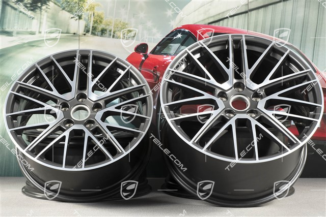 20+21" Felgensatz Turbo V, Felgen: vorne 9J x 20 ET41 + hinten 11,5J x 21 ET67