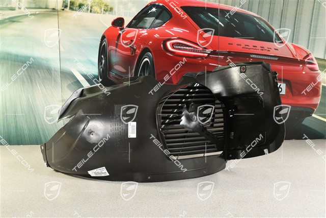 Wheel-housing liner, front, front part with grillet, Boxster 6-speed/PDK, Boxster S, 6-speed manual transmission, R