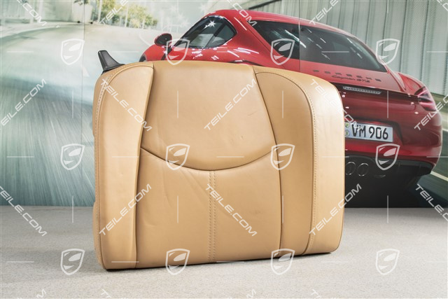 Oparcie tylne, Coupe/Targa, Skóra, Sand beige, R