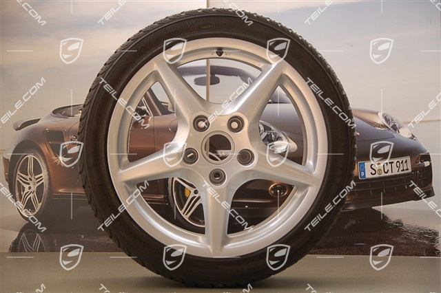 18" Winterräder Satz Carrera III, 8J x 18 ET 57 + 11J x 18 ET 51, C4/C4S