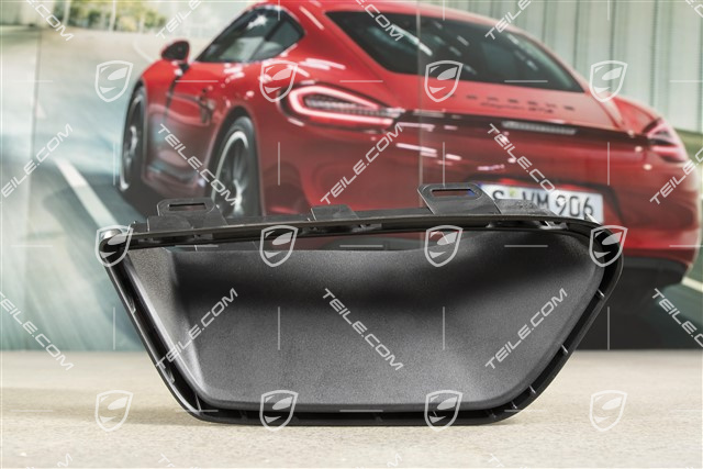 Retaining frame, Matt black, GT3 RS, R