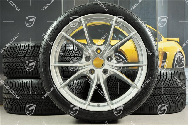 20" koła zimowe, komplet Carrera S (IV), felgi 8,5J x 20 ET49 + 11J x 20 ET78 + opony zimowe Michelin Pilot Alpin PA4 N1 245/35 R20 + 295/30 R20