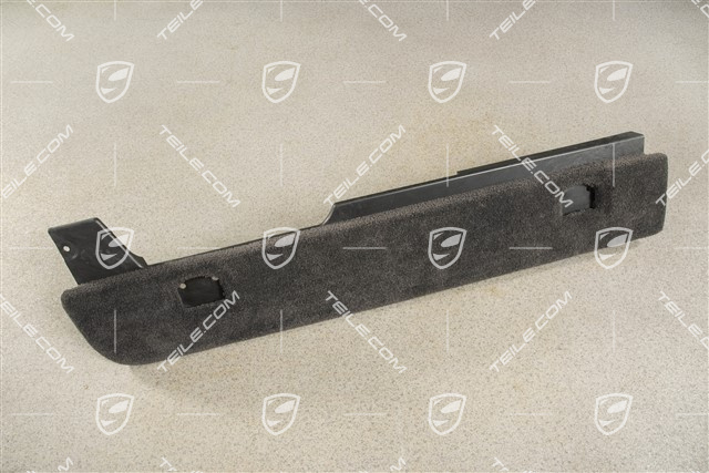 Auflage, Kofferraum, Perlvelours, Schwarz, R