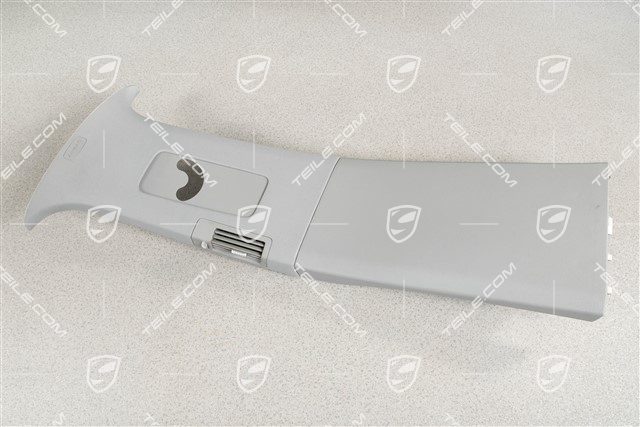 Verkleidung B-Säule, stahlgrau, L